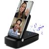 Alotfinne Regalo per uomini, supporto per telefono cellulare con altoparlante Bluetooth wireless per uomini e donne, altoparlante HD Surround Sound base antiscivolo per casa, ufficio, esterno,