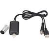 TOUISEDGI Amplificatore di Segnale TV HD, Durabel 25dB Amplificatore per Antenna TV HD per Interni Boost di Segnale per TV USB Ad Alto Guadagno Boost
