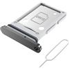 MMOBIEL Vassoio Porta Scheda Dual SIM Compatibile con Samsung Galaxy S25 Edge - Sostituzione Supporto Scheda Doppia SIM - incl. Estrattore e Anello di Gomma Impermeabile - Nero