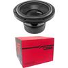 Generico KIT SET PER DS18 ZR10.2D, 1 subwoofer da 25 cm 250 mm 10, 700 watt rms e 1400 watt max, doppia bobina 2 + 2 ohm, sensibilità 81 db spl, per auto, 1 pezzo