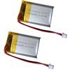 XINLANTECH Batteria di ricambio ricaricabile ai polimeri di litio da 220 mAh, 402030, per cuffie Bluetooth, orologio, lettore MP3, dash cam e altro, confezione da 2