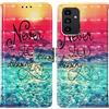 Rapuled Cover per Samsung Galaxy A34 5G, Custodia a Libro per Samsung A34 5G, Flip Caso in PU Pelle Premium Portafoglio Custodia con Slot Carte Protezione Magnetica [Interno TPU Antiurto] (Oceano)