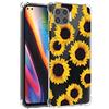Vavies Custodia Per Moto One 5G/Moto G 5G Plus Case Cover Sottile Antishock con Motivo Trasparente in TPU Morbido, Protezione Cover per Motorola Moto One 5G/Moto G 5G Plus Girasole