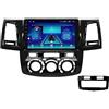 Generic Per Toyota fortuner Hilux 2008-2014 Android 12 Carplay Car Stereo GPS Navi Sat Radio 9 pollice Multimedia BT WiFi 32 GB Controllo del Volante