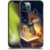 Head Case Designs Licenza Ufficiale JK Stewart Fox Reading Arte Custodia Cover Dura per Parte Posteriore Compatibile con Apple iPhone 12 / iPhone 12 PRO
