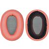 SINDERY MDR-100ABN - Cuscinetti auricolari di ricambio, compatibili con cuffie wireless Sony MDR-100ABN WH-H900N, colore: rosso