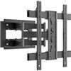 GUZHIKU Supporto da Parete per TV per Impieghi Gravosi per TV Piatte o Curve da 50-90 Pollici Fino a 85 kg, Inclinabile, Girevole, Estensione, Bracci Articolati Regolabili Max VESA 600x600, Y7U, Nero