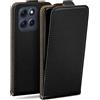moex Custodia a libro per Motorola Moto G86 5G, con protezione a 360 gradi, con pellicola protettiva, in pelle PU, colore: Nero