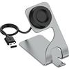 Ruentech Stazione di ricarica per Huawei Watch Fit 4/Fit 4 Pro, supporto di ricarica USB per Huawei Watch GT5/GT5 Pro/GT4/GT3/GT3 Pro/GT2Pro cavo di ricarica smartwatch accessorio (grigio)