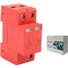 LANTRO JS Scaricatore DC 1000V Fotovoltaico, Protezione Sovratensione Contro Solar Surge Protector, Dispositivo Scaricatore di Bassa Tensione 2P 40KA