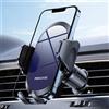 Miracase Supporto per telefono da auto, stabile, doppio gancio in acciaio, rotazione a 360°, supporto per telefono cellulare con pulsante di rilascio per iPhone, Galaxy, tutti gli smartphone da 4 a 7