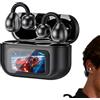 Generic Auricolari ergonomici AI, cuffie wireless con vestibilità stabile, dispositivo audio leggero con suono avanzato, auricolari fitness per palestra, allenamento, corsa, ciclismo, nuoto, attività