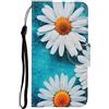 VQWQ Custodia per Huawei P Smart Z, Flip Cover a Portafoglio in Pelle PU Motivo Animale Slot per Schede Libro Cavalletto Supporto Wallet Case Cordino Chiusura Magnetica per Maschio Donna -[XC]-Fiore