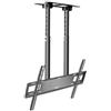 THEGA Supporto TV A Doppio Palo, Supporto Regolabile Per Montaggio A Soffitto Per LCD, Adatto Per Display A Schermo Piatto LED Da 55-100 Pollici, Regolazione Dell'angolo Di 5°/-45°