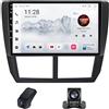 Yihyati Android Autoradio per Subaru Forester 3 SH 2007-2013 Subaru Impreza GH GE 2007-2011 Radio Carplay Android Auto Wireless 2 Din Schermo 9 Pollici Touch Screen Stereo GPS Navigatore(M300S)