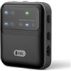 PUSOKEI Ricevitore e Trasmettitore Bluetooth 6.0, Ricevitore e Trasmettitore Audio Wireless con Funzione Broadcast TX/R X, Ingresso Aux/Mic/BT, Adattatore Wireless con Clip per TV,