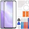 swark Set di riparazione in vetro frontale compatibile con Oppo Find X3 Lite (No LCD Screen) con set di attrezzi incluso