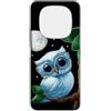 Mixroom - Cover Custodia Back case In TPU Silicone Morbido Per Xiaomi Redmi Note 14 Pro 5G Fantasia Gufo Con Gli Occhiali L148