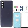 ciciglow Sostituzione del Vetro Posteriore della Cover Posteriore per S20 FE 5G G781, con Kit di Strumenti di Riparazione e Nastro per Telaio a Camma Preinstallato per (Blu)