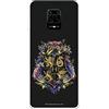 LA CASA DE LAS CARCASAS Custodia per Xiaomi Redmi Note 9S - Note 9 Pro Ufficiale Harry Potter Hogwarts Floral per proteggere il tuo cellulare. Cover per Xiaomi in silicone flessibile con licenza ufficiale di Harry Potter.