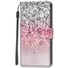 Nodigo per Oppo A53 4G/A33 2020/A32/A53S Cover a Libro Pelle PU Portafoglio Magnetica con Disegni Animale Motivo Antiurto Case Flip Silicone Bumper Belle Kawaii Protettiva Custodia - Bling