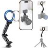Kiorafoto Supporto magnetico esteso per treppiede per telefono e action camera | Hot Shoe Phone Mount Adapter con Mag-safe & 0,25-20 filo, magnete supporto telefono per iPhone 17 16 15 14 13 12 Pro Max Plus