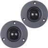 EXQIOUR 1 coppia di altoparlanti a membrana in pellicola di seta a 25 core, 30 W, 74 mm, per tweeter ad alti superiori