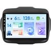 MISONDA 6G+128GB 9 IPS Touch Screen Android 14 Autoradio per Jee.p Renegade(2015-2018)- Telecamera posteriore+MIC - Supporta Carplay/DAB+/Controllo del volante/4G/WiFi/Bluetooth/Mirrorlink/GPS/AUX