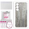 apgo BACK SKIN Film Pellicola protettiva Protezione Posteriore per Samsung Galaxy A55 5G, skin sticker film foil vinyl Strisce d'oro in cemento