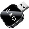 Generico Adattatore Wireless per Auto - Convertitore Plug And Play,Adattatore per Mirroring dello Schermo | Per Spostamenti Quotidiani Viaggi Lunghi Guida Urbana Navigazione Autostradale Streaming Musicale