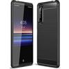 Verco Custodia per Sony Xperia 10 III 2021, robusta e morbida custodia per Sony 10 III, in silicone, colore: nero
