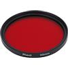 Fafeicy Filtro a Colori a Colori Rosso Pieno Filtro Filettata Filtro Rosso Migliora la Fotografia del Tramonto e del Paesaggio per la Lente Interfaccia da 67 Mm 62 Mm 58 Mm 55 Mm 52 Mm (55 mm)