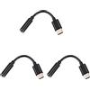 ISTOVO 3X Adattatore da USB C A 3,5 mm per Cuffie/Auricolari, Tipo C 3.1 Adattatore da 3,5 mm per Cuffie Stereo Audio Femmina per Moto Z