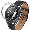 AISPORTS Bezel Styling Compatibile per Samsung Galaxy Watch 3 45mm Bezel Ring Cover Adesiva,Custodia Protettiva AntiGraffio in Acciaio Inossidabile con Quadrante in Metallo per Galaxy Watch 3 45mm