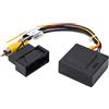 AYNEFY Convertitore RGB a AV 12V 5W Adattatore per Fotocamera di Backup Decoder Box Sostituzione Plug and Play Compatibile con Modelli Volkswagen Passat B6 Golf 6 CC Tiguan