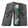 SIYOPINPFY Cover per OnePlus 9 Pro 5G Case, Custodia con 360 Gradi Girevole Anello Cover, Silicone TPU e PC Doppio Strato Protettiva Bumper Armor Antiurto Cover per OnePlus 9 Pro 5G Nero KK
