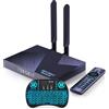 TGTHDD Android 12 TV Box H96 MAX V58 RK3588 Octa-Core 8GB RAM 64GB ROM WiFi6 Dual-Band Bluetooth 5.0 8K 4K USB 3.0 Smart TV Media Player