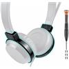 SOULWIT Ricambio Kit Cerniera Girevoli Connettori di Collegamento per Jabra Evolve 65/40/30/20 (Solo Cuffie con Cavo), Giunti di Ricambio per Accessori Coperchio Laterale Archetto - Nero