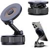 HoneTeek Supporto magnetico per auto, supporto per telefono a ventosa regolabile per la tua auto, supporto retrattile per telefono cellulare compatibile con accessori per auto iPhone Android
