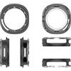 Zhixteu Lente Metallica per Galaxy Watch 8 Classic 46 mm, Custodia per Smartwatch, Protezione Antiurto e Antigraffio, Protezione Paraurti di Ricambio (nero)