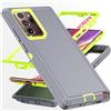 AYMECL Custodia per Note 20 Ultra, custodia per Samsung Galaxy Note 20 Ultra, [grado militare] 3 in 1, resistente e antiurto, custodia per Samsung Galaxy Note 20 Ultra da 6,9 pollici, verde e grigio