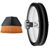 Generico Etichetta LP Saver - Set detergente LP impermeabile | Pennello per la pulizia del record audio di protezione LABL | Album LP Cleaning Protector | Saver etichetta pulito record audio per una facile pul