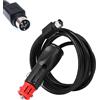 helpers lab Auto Adattatore Caricatore Caricabatteria Alimentatore 12V 4 Pin per CCTV, TV, LED, LCD, SFR, DVD e altro ancora