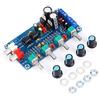 YWBL-WH Preamplificatore Stereo HIFI NE5532 Scheda Toni Dual AC 12V-18V, Controllo Volume Alti Mediati Bassi, Componenti Premium, Presa IC Amplificatore Operazionale