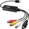 PPcdfre 1 Pezzo da AV a USB C Convertitore Adattatore per scheda di acquisizione Video 1 Canale