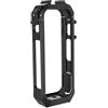 HEIBTENY Telaio gabbia con blocco di sicurezza e slitta fredda magnetica compatibile per Insta360 X4 Air Action Camera, ABS Utility Custodia protettiva nera per montaggio luce video