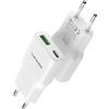 TOPADRE Caricatore USB C, 2 pezzi, 20 W, 2 porte, USBC, adattatore multiplo per iPhone 16/16 Pro/16 Pro Max/16 Plus/15 14 13 12 11 Pro Max X XS, caricatore rapido per cellulare