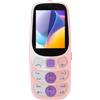 Annadue Telefono Cellulare Senior con SIM Triplo, Pulsante Big 2.4 Pollici, Telefono Flip 2G gsm per Anziani, Mobile con Torcia e Radio FM, 3000MAH (Pink)