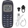 Locadence Cellulare Sbloccato con Tasti Grandi per Anziani, Telefono Cellulare 2G con Doppia Scheda SIM e Lettore Musicale, Facile da Usare per I Bambini Anziani (Blu)