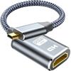 HLLYLL Adattatore Micro HDMI a HDMI 4K@60Hz maschio a femmina, compatibile con Raspberry Pi 4, Hero Black, fotocamera, laptop (30 cm)